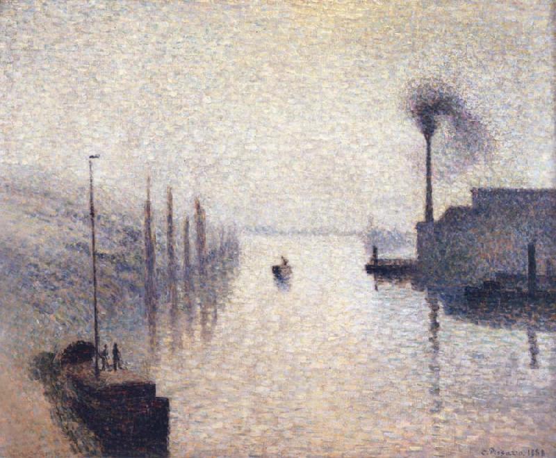 Camille Pissarro L-lle Lacroix,Rouen oil painting image